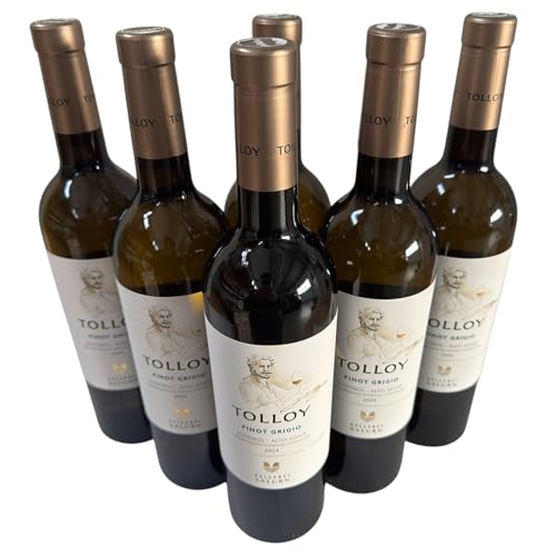 Pinot Grigio Alto Adige DOC 2024, Tolloy, Weißwein aus Italien, 750 ml, 6er-Set Pinot Grigio Alto Adige DOC 2024, Tolloy, Weißwein aus Italien, 750 ml, 6er-Set von Generisch