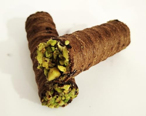 Pistaziencreme, Waffelröllchen gefüllt mit Pistaziencreme, handgemacht, 9 St. ca. 220 g Pistaziencreme, Waffelröllchen gefüllt mit Pistaziencreme, handgemacht, 9 St. ca. 220 g von Generisch
