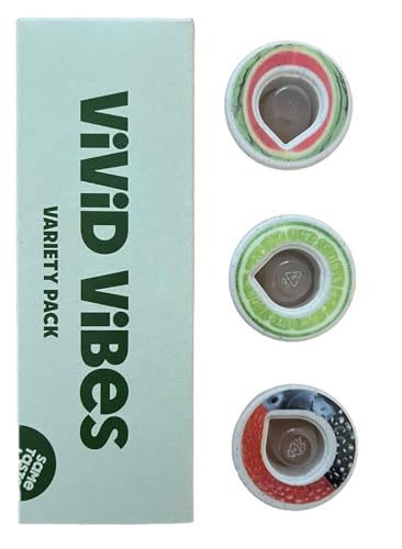 Pods für Air Up Wasserflasche Vivid Vibes Probierpaket mit Waldbeere, Wassermelone, Limette Aroma Pods - für 15L Wasser mit Geschmack durch Duft - Zuckerfrei, Kalorienfrei von Generisch