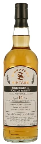 Port Dundas 14 Jahre | 2008-2023 | Signatory Un-chillfiltred Range | 0,7 l. Flasche Port Dundas 14 Jahre | 2008-2023 | Signatory Un-chillfiltred Range | 0,7 l. Flasche von Generisch