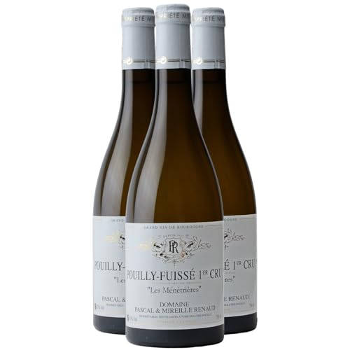 Pouilly-Fuissé 1er Cru Les Ménétrières Weißwein 2022 - Domaine Pascal Renaud - g.U. - Burgund Frankreich - Rebsorte Chardonnay - 3x75cl Pouilly-Fuissé 1er Cru Les Ménétrières Weißwein 2022 - Domaine Pascal Renaud - g.U. - Burgund Frankreich - Rebsorte Chardonnay - 3x75cl von Generisch