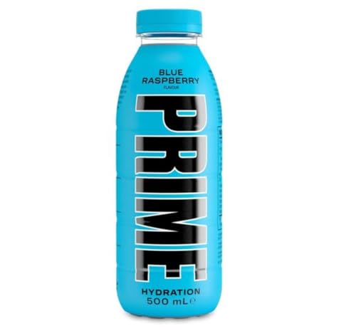 Prime Energy Drink – Blue Raspberry 500 ml (Himbeere, 500ml) von PRIME HYDRATION