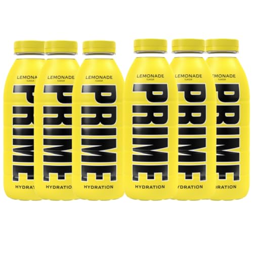 Erfrischungsgetränk Lemonade, Erfrischungsgetränk mit Zitronengeschmack mit Süßungsmitteln (Einweg) 500 Mililiter x 6 STÜCK von Generisch
