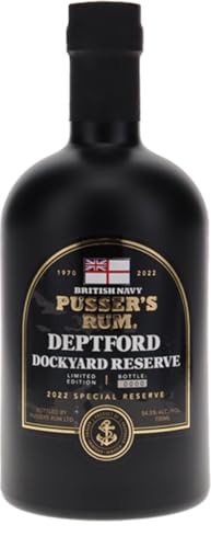 Pusser's British Navy Rum Deptford Dockyard Reserve 54,5% Vol. 0,7 Liter Limited Edition 2022 Special Reserve Pusser's British Navy Rum Deptford Dockyard Reserve 54,5% Vol. 0,7 Liter Limited Edition 2022 Special Reserve von Generisch