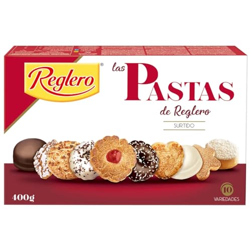 REGLERO Auswahl an handgemachten Keksen 400 g. 3er Pack von Generisch
