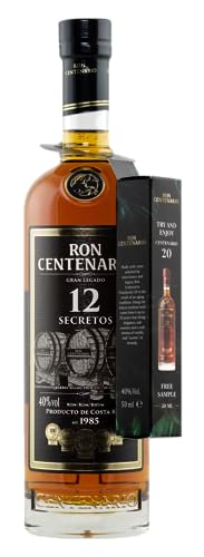 RON CENTENARIO 12 Secretos 40% Vol. 0,7 Liter incl. Miniatur Centenario 20 von Generisch
