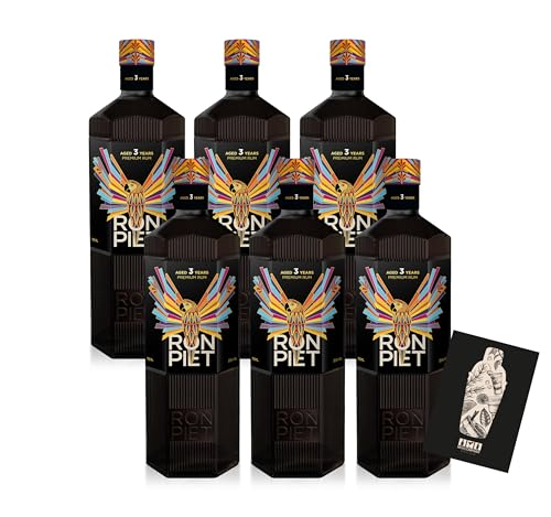 RON PIET XO 3 Years Old Rum 6er Set (37,5% Vol.) 6x 0,7l- [Enthält Sulfite] von Generisch