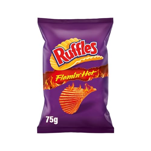 RUFFLES Flamin Hot Kartoffelchips 75 g 8er-Packung RUFFLES Flamin Hot Kartoffelchips 75 g 8er-Packung von Generisch