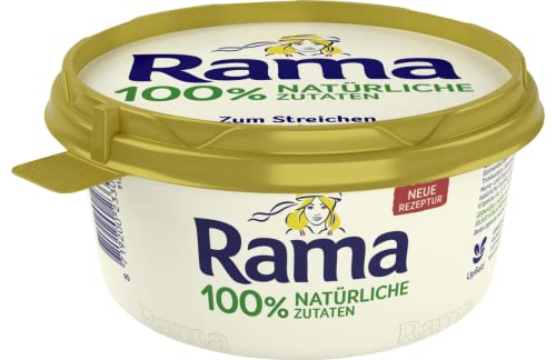 Rama Margarine Original 400g | 100% Pflanzlich, Vegan | Zum Streichen auf`s Brot, zum Backen und Kochen von YESMOO