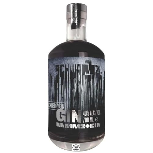 Rammstein Black Gin Schwarz 40% Vol. 0,7 Liter Batch 1 von Generisch