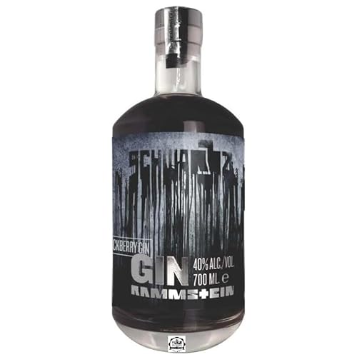 Rammstein Black Gin Schwarz 40% Vol. 0,7 Liter Batch 1 von Generisch