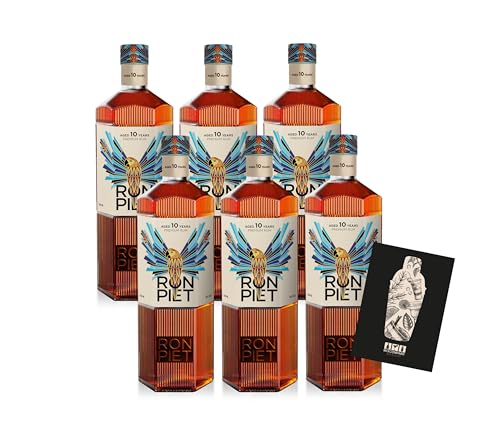 Ron Piet Premium Rum aged 10 years 6er Set // 6x 0,7L (40% Vol.)- [Enthält Sulfite] von Generisch