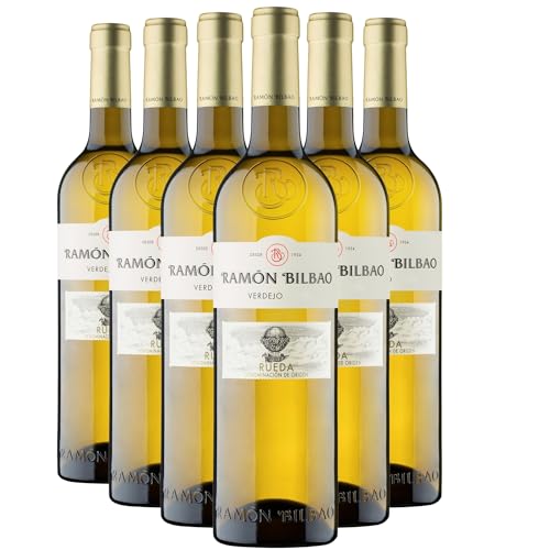 Rueda Verdejo Weißwein 2023 - Ramon Bilbao - DO - La Rioja Spanien - Rebsorte Verdejo - 6x75cl Rueda Verdejo Weißwein 2023 - Ramon Bilbao - DO - La Rioja Spanien - Rebsorte Verdejo - 6x75cl von Generisch