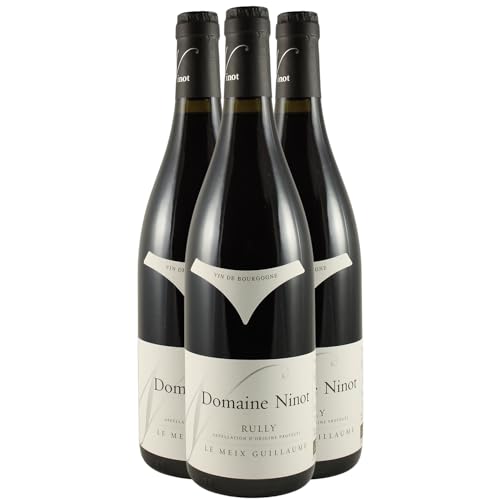 Generisch Rully Le Meix Guillaume Rotwein 2021 - Bio - Domaine Ninot - g.U. - Burgund Frankreich - Rebsorte Pinot Noir - 3x75cl von Generisch