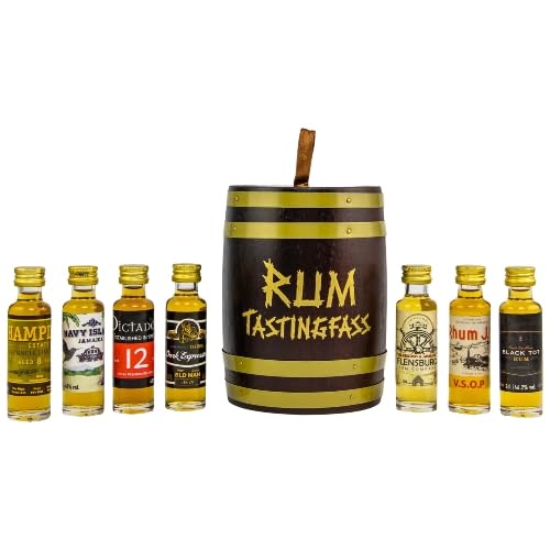 Rum Tasting Fass Ich liebe Rum 7 x 20 ml 40,88% Vol. von Generisch
