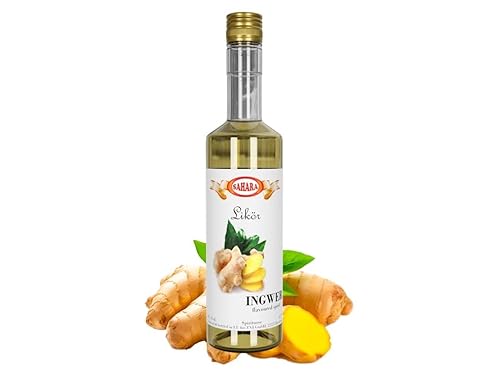 SAHARA - Ingwer Likör Flavoured Spirits 0,7l 24% Vol. - Ingwergeschmack Spirituose mit milder und angenehmer Süße - Exotisch, Fruchtig & Würzig - Ideal für Cocktails SAHARA - Ingwer Likör Flavoured Spirits 0,7l 24% Vol. - Ingwergeschmack Spirituose mit milder und angenehmer Süße - Exotisch, Fruchtig & Würzig - Ideal für Cocktails von Generisch