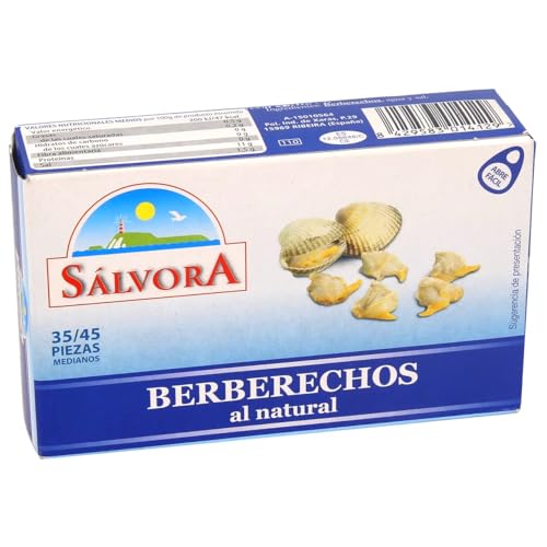 SÁLVORA Herzmuscheln natur 35/45 Stk. 58 g. 9er Pack von Generisch