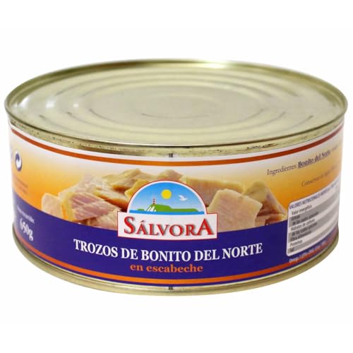 SÁLVORA Weißer Thunfisch aus dem Norden in Escabeche Dose 585 g. 6er-Pack SÁLVORA Weißer Thunfisch aus dem Norden in Escabeche Dose 585 g. 6er-Pack von Generisch