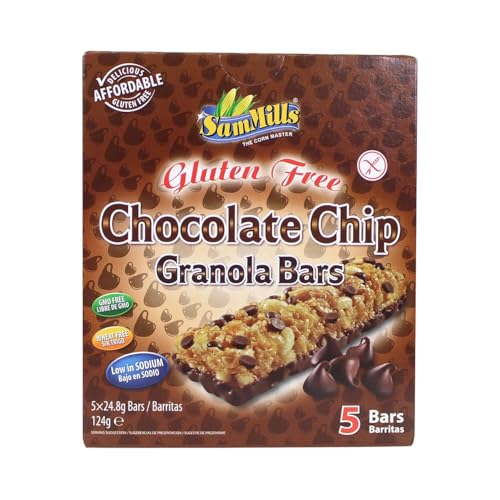 SAM MILLS Glutenfreie Schokoriegel-Cerealien SAN MILLS 5 Stück x 124 g 3er Pack von Generisch