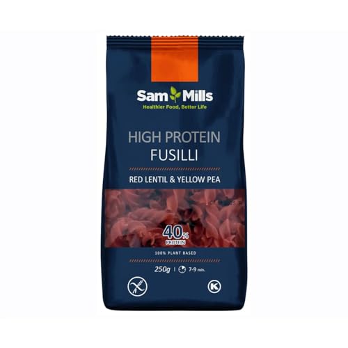 SAM MILLS High Protein Spiralnudeln, glutenfrei, 40% Protein, 250 g, 4er-Pack SAM MILLS High Protein Spiralnudeln, glutenfrei, 40% Protein, 250 g, 4er-Pack von Generisch