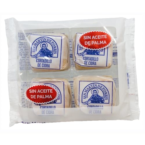 SAN MARTIN DE PORRES Kürbiskonfitüre-Schnitten 4 Stück, 168 g. 3er Pack von Generisch