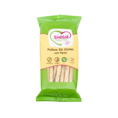 SINBLAT Glutenfreie Stangen mit Sonnenblumenkernen SINBLAT, 80 g. 6er-Pack. von Generisch