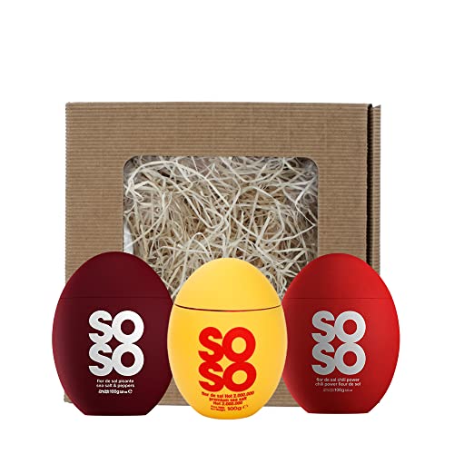 SOSO Factory Geschenkbox Spicy | Kräftige Schärfe | Hingucker 3x 100 g von Generisch