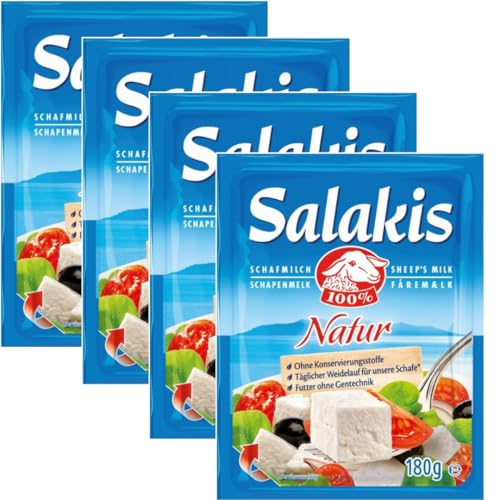 Saalakis Griechischer Käse Schafskäse Natur Käse 180 gramm, 4er Saalakis Griechischer Käse Schafskäse Natur Käse 180 gramm, 4er von Generisch