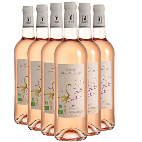 Sable de Camargue Flamant Gris Roséwein 2023 - Bio - Domaine de Montcalm - g.g.A. - Languedoc - Roussillon Frankreich - Rebsorte Grenache, Merlot, Syrah - 6x75cl Sable de Camargue Flamant Gris Roséwein 2023 - Bio - Domaine de Montcalm - g.g.A. - Languedoc - Roussillon Frankreich - Rebsorte Grenache, Merlot, Syrah - 6x75cl von Generisch