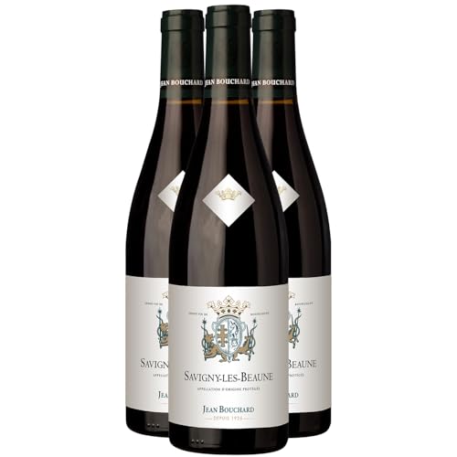 Savigny-lès-Beaune Rotwein 2018 - Jean Bouchard - g.U. - Burgund Frankreich - Rebsorte Pinot Noir - 3x75cl von Generisch