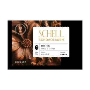 Schell Schokolade Barrique 70% Kakao, 50 g von Axppin