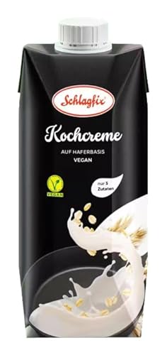 Schlagfix Kochcreme auf Haferbasis 250 ml | Sahneersatz Vegan | Hafer Creme zum Kochen für Saucen, Aufläufe, Pastagerichte, uvm. Schlagfix Kochcreme auf Haferbasis 250 ml | Sahneersatz Vegan | Hafer Creme zum Kochen für Saucen, Aufläufe, Pastagerichte, uvm. von Generisch