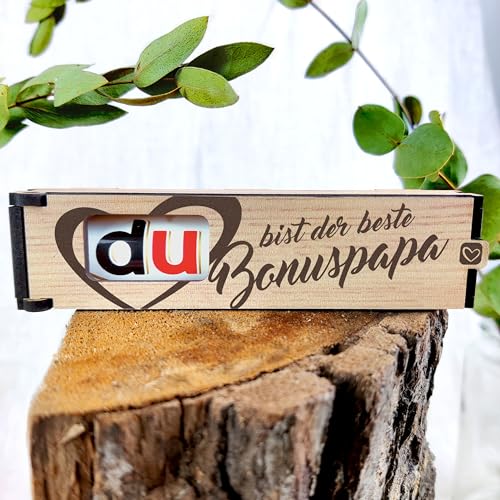 Bonus Papa Geschenk - Schokoriegel Geschenkbox inkl. Duplo - Du bist der beste BonusPapa - Bonus Papa Geschenke, Stiefpapa Geschenk, Bester Stiefpapa Geschenke, Bonus Papa Geschenke von Generisch
