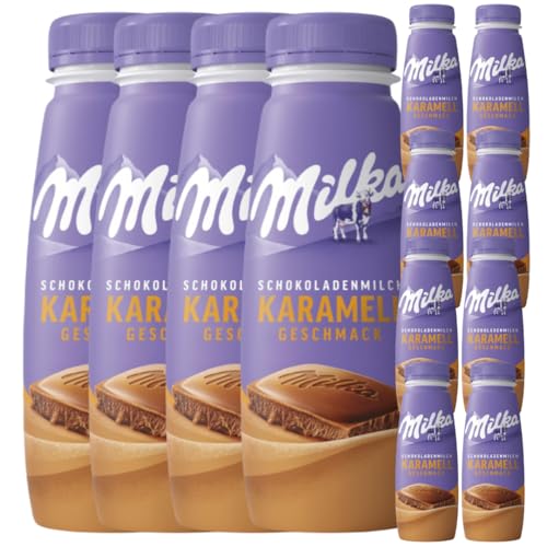 Schokoladenmilch Karamell Geschmack Milch Original (Einweg) 250 Mililiter X 12 STÜCK ink pfand von Generisch