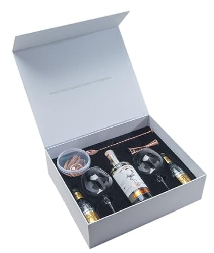 Sir Edmond Bourbon Vanilla Infused Gin 40% Vol. 0,7 Liter im Premium Geschenkset von Generisch