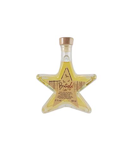 Sternflasche Bratapfel-Likör 17% vol - Geschenkflasche Feinkost Likör in der Sternflasche 100 ml/7,95 € (Sternflasche 200 ml) von Generisch