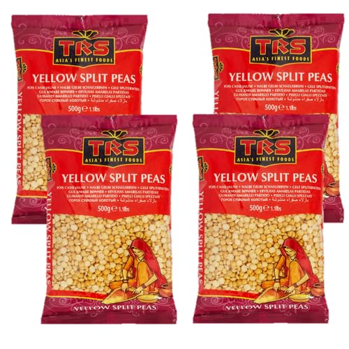 TRS Gelbe Spalterbsen (Bündel mit 4 x 500 g) – 2 kg von Generisch
