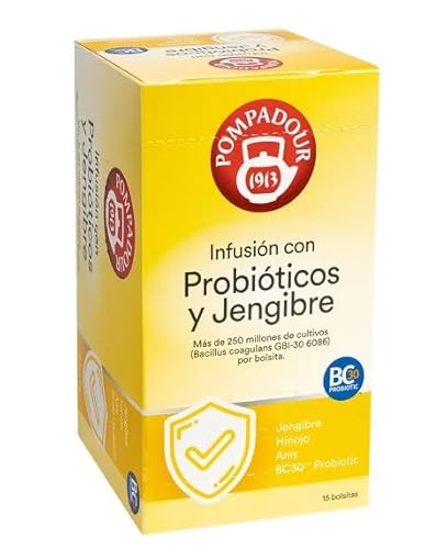 Tee mit Probiotika und Ingwer 15 Stk. 26 g. 6er-Pack. von Generisch