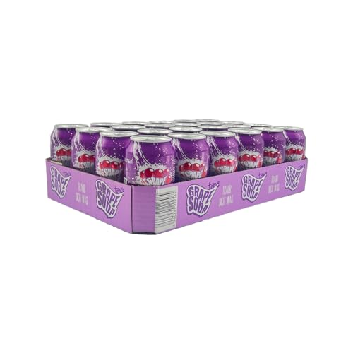 Tem`s Grape Soda 330ml Geschmack Traube inkl. 0,25€ Pfand pro Dose (24) von Generisch