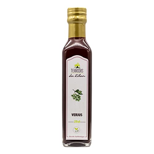 Terroirs du Liban – Verjus aus dem Libanon (250 ml Flasche), saurer Traubensaft, erfrischend naturbelassen vegan alkoholfrei histaminarm von Generisch