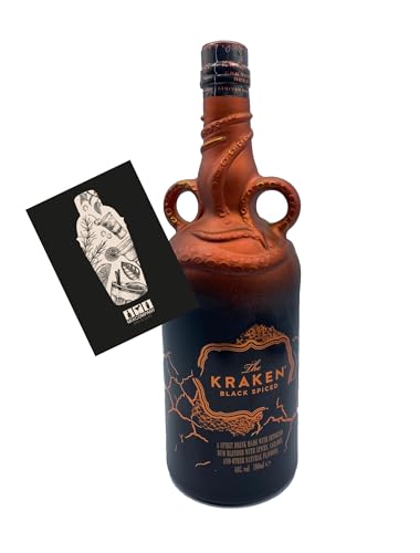 The Kraken Black Spiced Rum 0,7L (40% Vol) unknown deep Limited Edition Kupfer- [Enthält Sulfite] von Generisch