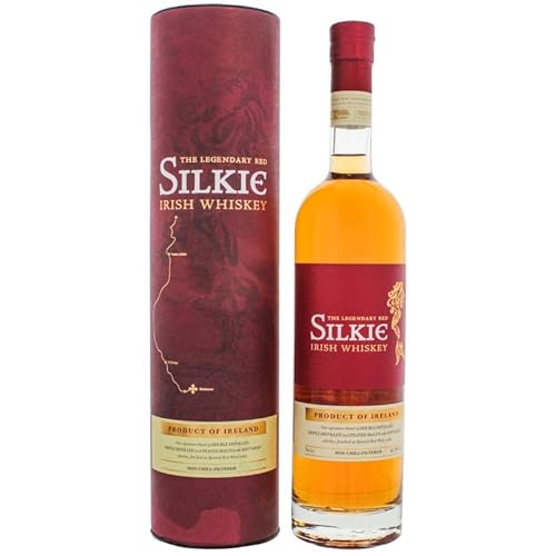 The Legendary SILKIE RED Blended Irish Whiskey 46% Vol. 0,7 Liter in Geschenkbox von Generisch