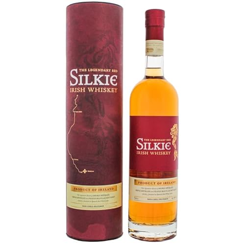 The Legendary SILKIE RED Blended Irish Whiskey 46% Vol. 0,7 Liter in Geschenkbox von Generisch