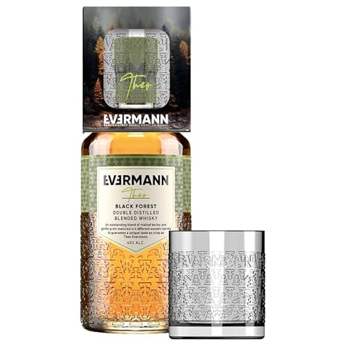 Theo Evermann Blended Whisky 40% Vol. 0,7 Liter Blackforest Whisky incl. Tumbler von Generisch