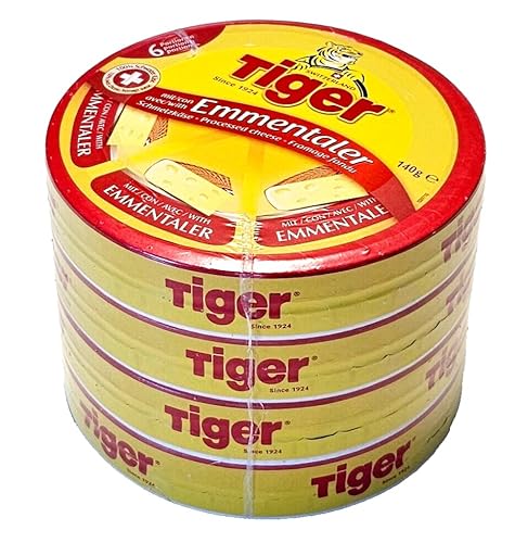 Tiger Emmentaler Schmelzkäse 4 x 140g Tiger Emmentaler Schmelzkäse 4 x 140g von Generisch
