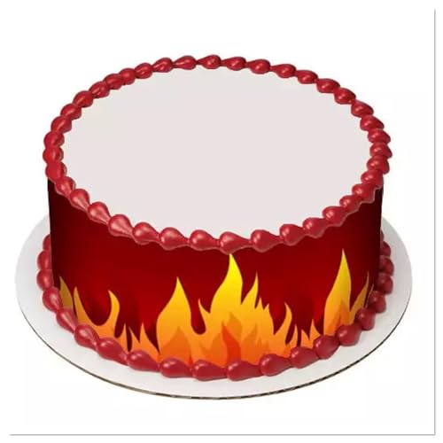 Tortenbänder Flammen 01 3 Teilig aus Fondant Tortenband essbar Geburtstag, Feuerwehr, Flamnen Tortenbänder Flammen 01 3 Teilig aus Fondant Tortenband essbar Geburtstag, Feuerwehr, Flamnen von Generisch