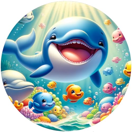 Tortenbild, mit dem Motiv: DELPHIN,Essbares Foto für Torten, Fondant,Tortenaufleger Ø 20cm DELPHIN,UNTERWASSERWELT K 102 Tortenbild, mit dem Motiv: DELPHIN,Essbares Foto für Torten, Fondant,Tortenaufleger Ø 20cm DELPHIN,UNTERWASSERWELT K 102 von Generisch