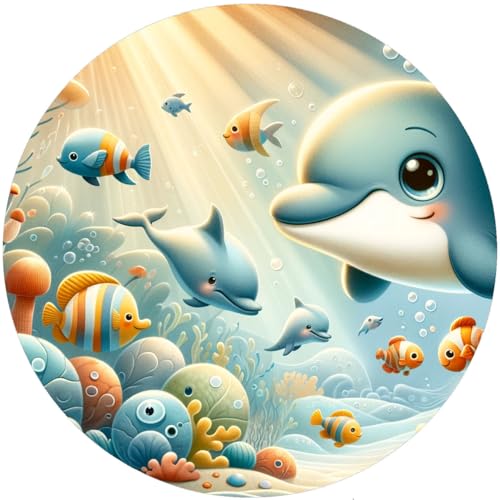 Tortenbild, mit dem Motiv: DELPHIN,Essbares Foto für Torten, Fondant,Tortenaufleger Ø 20cm DELPHIN,UNTERWASSERWELT K 103 Tortenbild, mit dem Motiv: DELPHIN,Essbares Foto für Torten, Fondant,Tortenaufleger Ø 20cm DELPHIN,UNTERWASSERWELT K 103 von Generisch