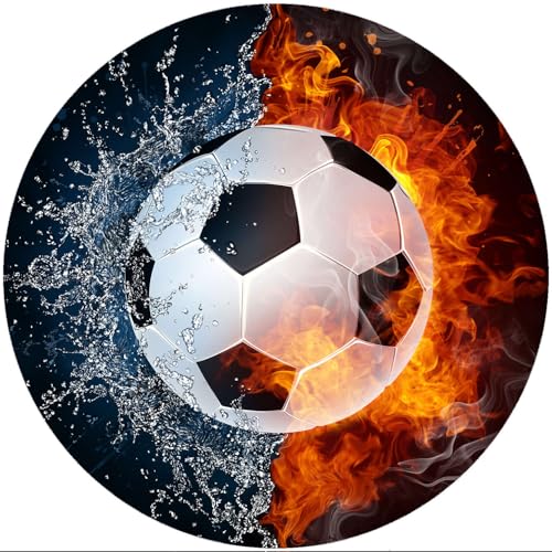 Tortenbild, mit dem Motiv: Fußball,Essbares Foto für Torten, Fondant,Tortenaufleger Ø 20cm Fußball Nr. 105 Tortenbild, mit dem Motiv: Fußball,Essbares Foto für Torten, Fondant,Tortenaufleger Ø 20cm Fußball Nr. 105 von Generisch