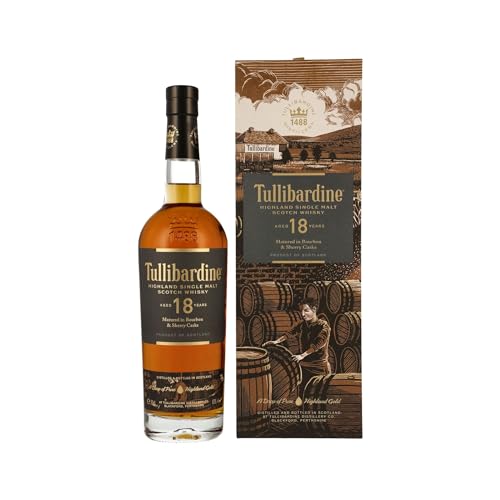 Generisch Tullibardine 18 Jahre - Single Highland Malt Scotch Whisky (Limitiert) (1x0,7l) von Generisch
